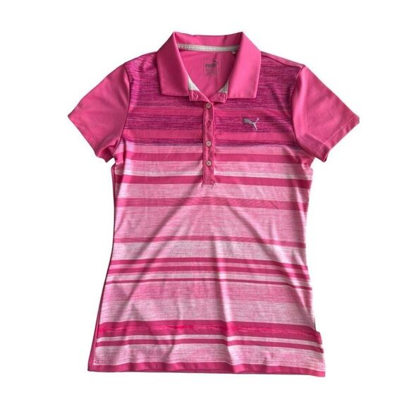 Puma Pink Polo Tee Size XS - Picture 1 of 4